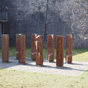 Erfurt, Denkmal für den unbekannten Wehrmachtsdeserteur und für die Opfer der NS-Militärjustiz, vom Künstler Thomas Nicolai.