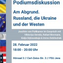 Podiumsdiskussion, »Am Abgrund. Russland, die Ukraine und der Westen«, Imre Kertész Kolleg Jena